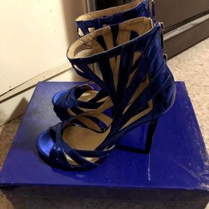 Jimmy Choo for H&M Blue Gladiator Heeled Sandal